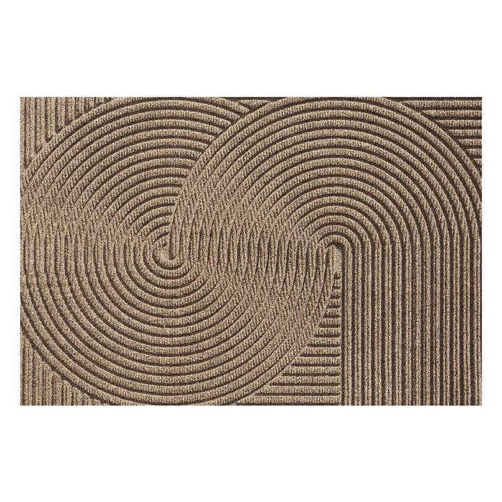 Robuste HelmGlanz Türmatte in Khaki, schmutzfangend und strapazierfähig für stark frequentierte Eingangsbereiche.