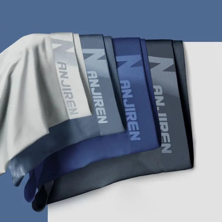 Leichte Herren Boxershorts: Atmungsaktives 4er-Set Unterwäsche, schnelltrocknend für Hygiene und Frische.