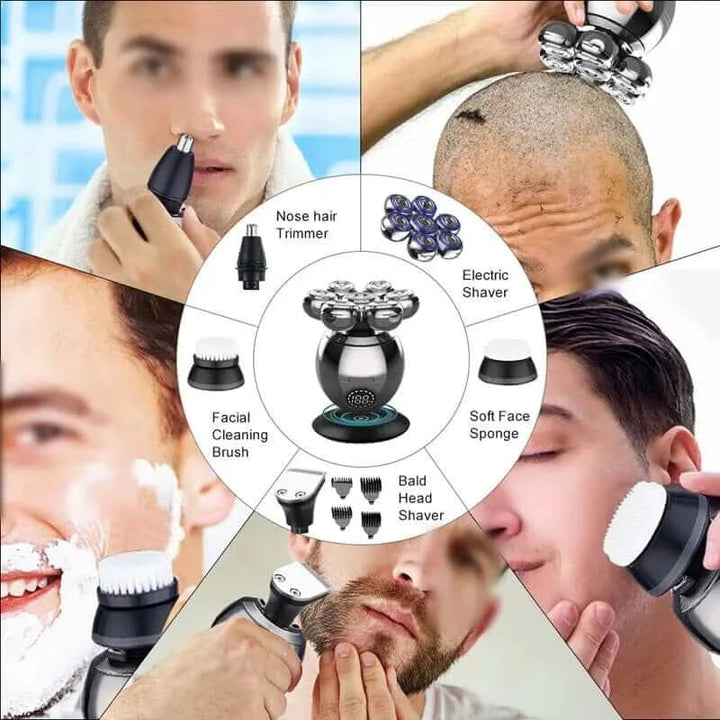 Moderner Herrenrasierer mit 7D Flexkopf für präzise Bartpflege & angenehme Rasur. Ideal für empfindliche Haut.