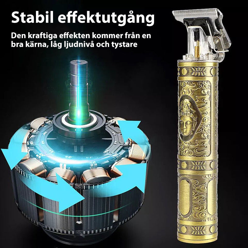Professioneller Trimmer für Bartpflege: Kabelloser Akku-Haarschneider mit Präzisions-Klinge.