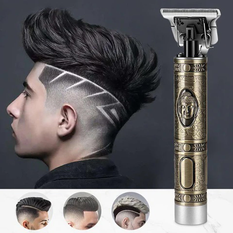 Kabelloser Trimmer für Herren: Ergonomisch & leistungsstark für müheloses Haareschneiden.