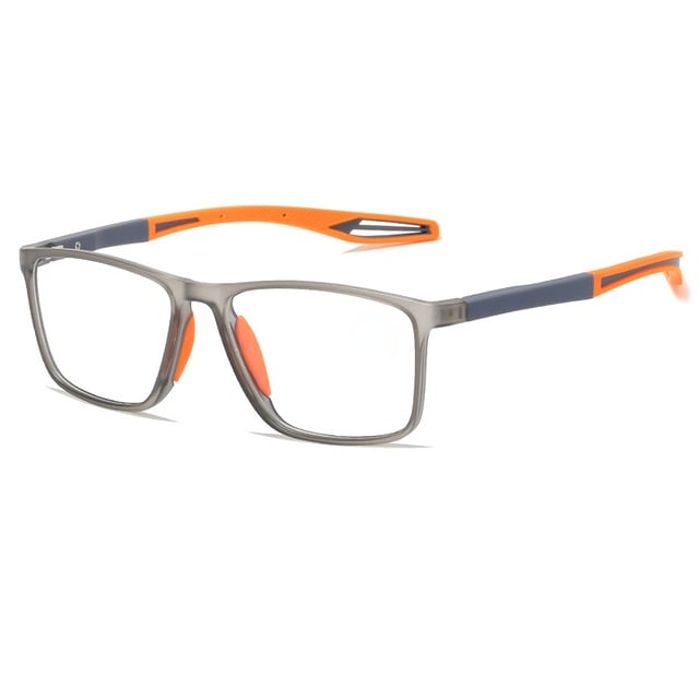 Moderne Herren Lesebrille, rechteckig, Anti-Blaulicht, ultraleicht für stilvollen Augenschutz.
