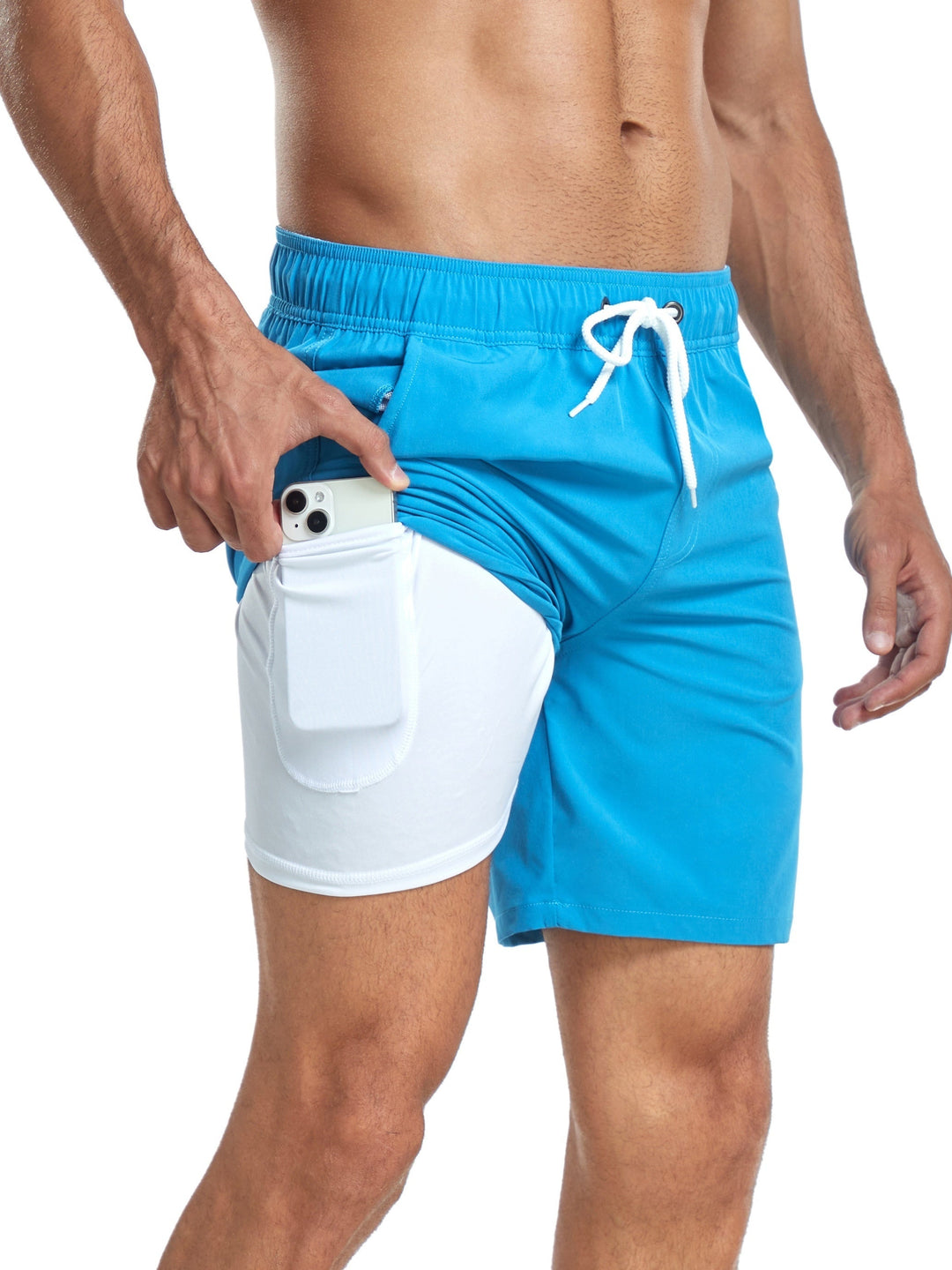 Herren Badehose mit innovativer Handytasche & schnelltrocknender Technologie.