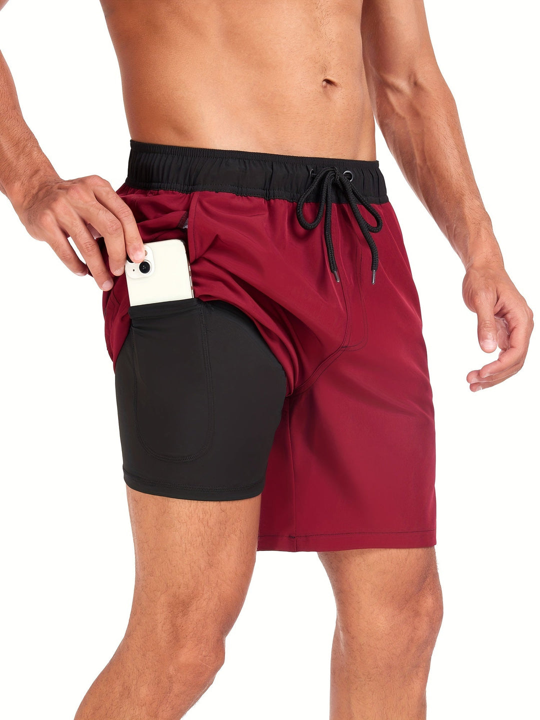 Komfortable Badehose für Herren, mit Stretchgewebe & praktischer Handytasche.