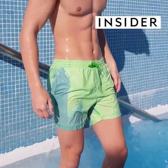 Magische Farbwechsel Badeshorts für Herren & Jungen; bringt einzigartigen Spaß beim Schwimmen im Sommer.
