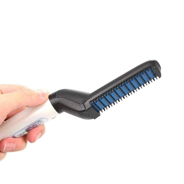 Männer Bart- & Haarglätter mit innovativer Ionentechnologie für dauerhaft glatte Ergebnisse.