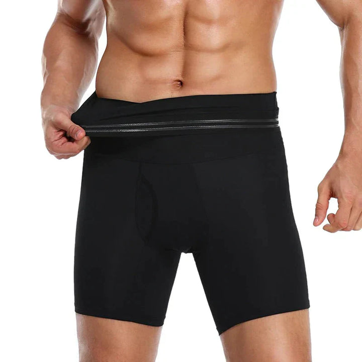 Unsichtbare Herren Formwäsche Shorts, ideal für Sport und Alltag, bieten Bauchkontrolle und Komfort.