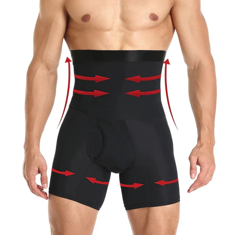Atmungsaktive Herren Bauchkontroll-Shorts für eine sofortige Figurformung und diskreten Tragekomfort.