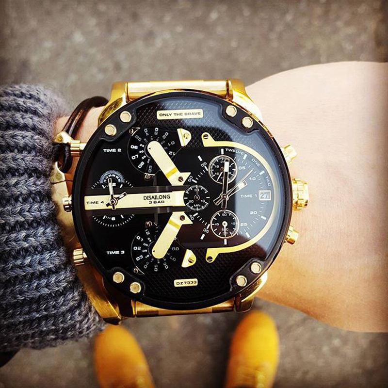 Elegante Herrenuhr mit Edelstahlgehäuse und Chronograph-Funktion, zeitlos und robust.