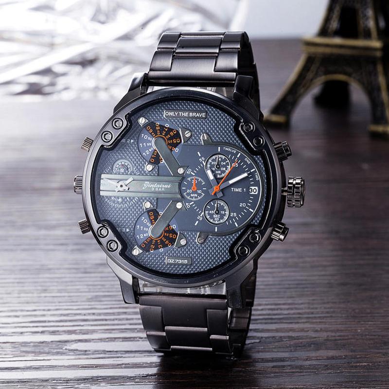 Herren-Edelstahl-Chronograph, ein stilvolles Statement für Business und Freizeit, als Geschenkidee.