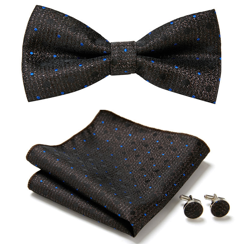 Exklusives Herren Fliegen-Set mit floralem Muster, ideal für Abendgarderobe & Events, sehr elegant.