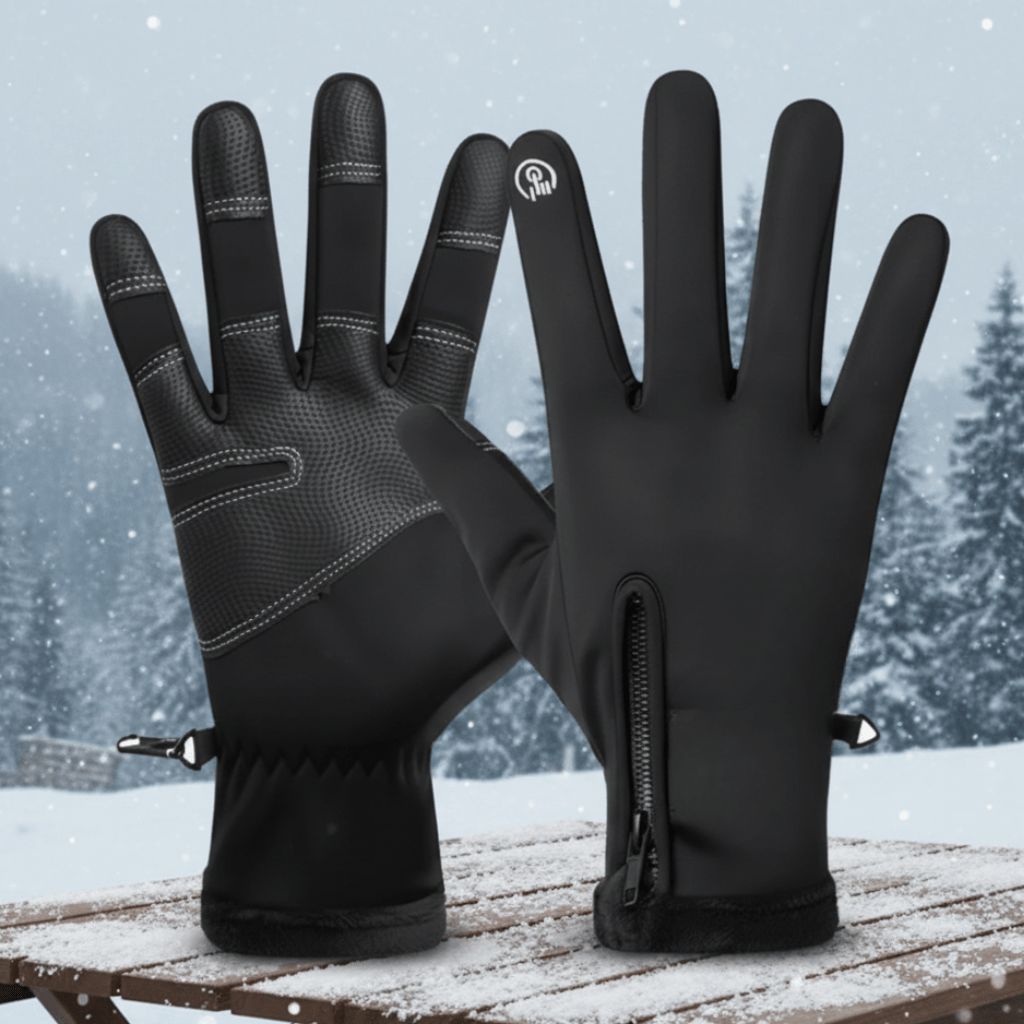 Herren Heizhandschuhe, wasserdicht & touchscreen-fähig, ideal für Outdoor-Sport und Kälteschutz im Winter.