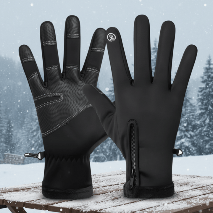 Herren Heizhandschuhe, wasserdicht & touchscreen-fähig, ideal für Outdoor-Sport und Kälteschutz im Winter.
