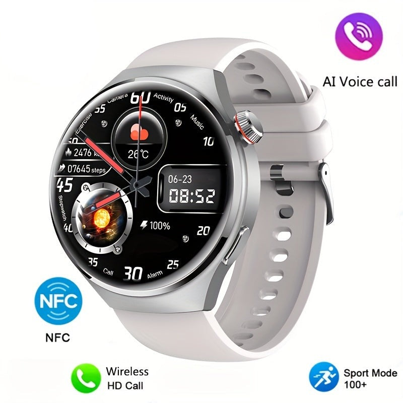 Moderne Herren Smartwatch Orion mit NFC für kontaktloses Bezahlen, GPS, Fitness-Tracking und Sportfunktionen.