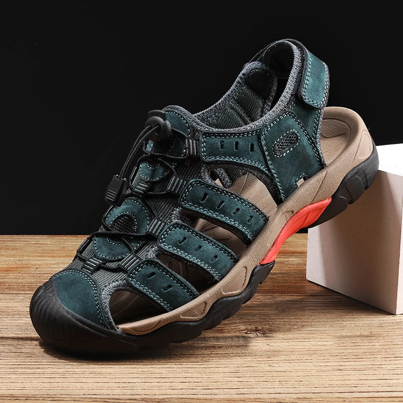 Bequeme Herren Sandalen für Outdoor-Abenteuer; ideale Trekkingsandalen & Sommerschuhe.