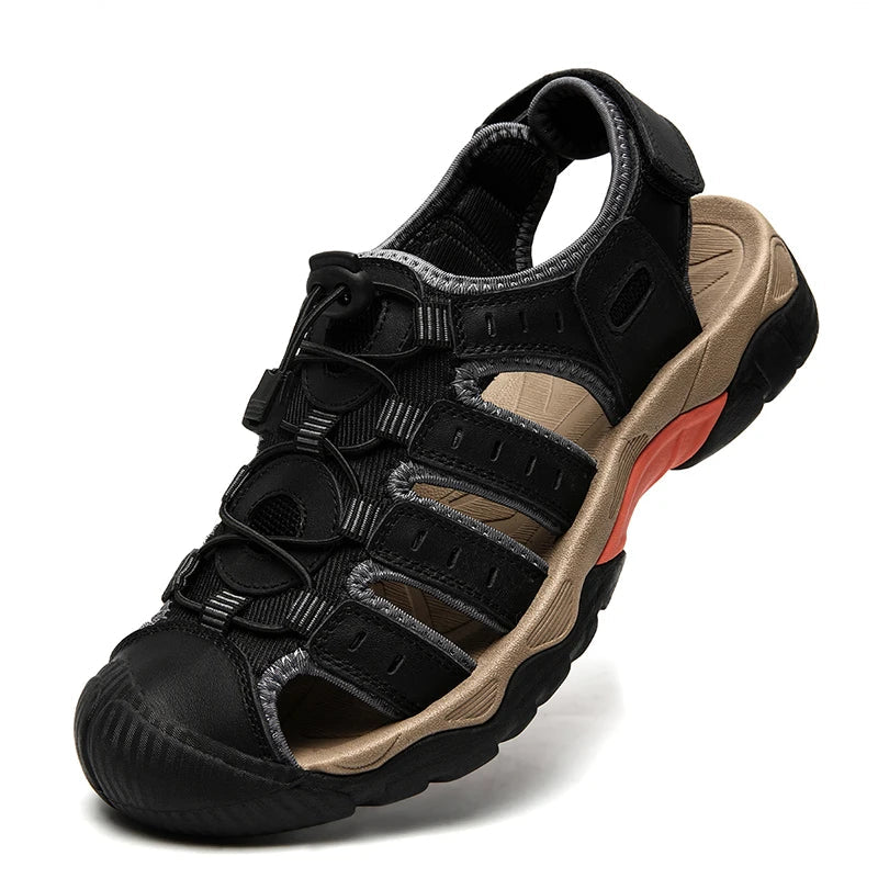 Mart Lion Herren Sommerschuhe: robuste Outdoor Sandalen, perfekt für Trekking & Strand.