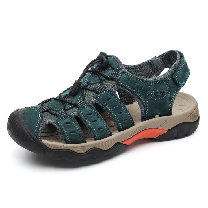Komfortable Herren Outdoor Sandalen für Wanderungen; bequeme Trekkingsandalen & Freizeitschuhe.