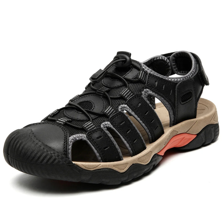 Mart Lion Herren Sandalen: robuste Outdoor Trekkingsandalen für den Sommer & Strand.