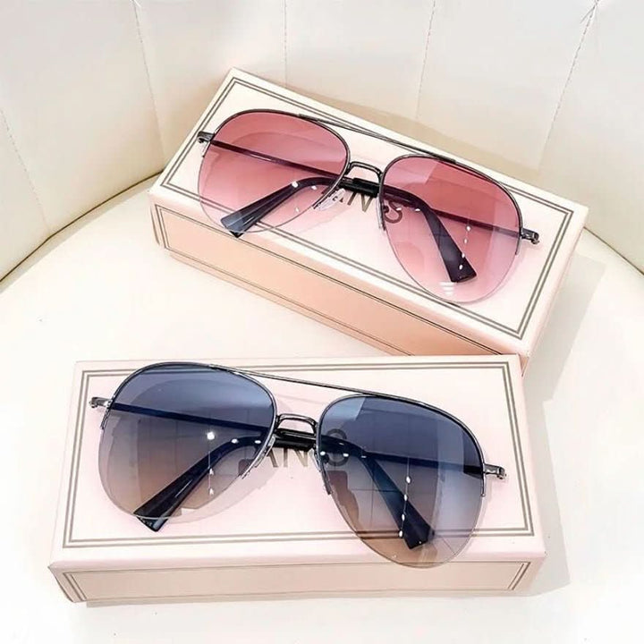 Augenschutz: Herren-Pilotenbrille mit UV400-Schutz für Reisen und Outdoor-Mode.