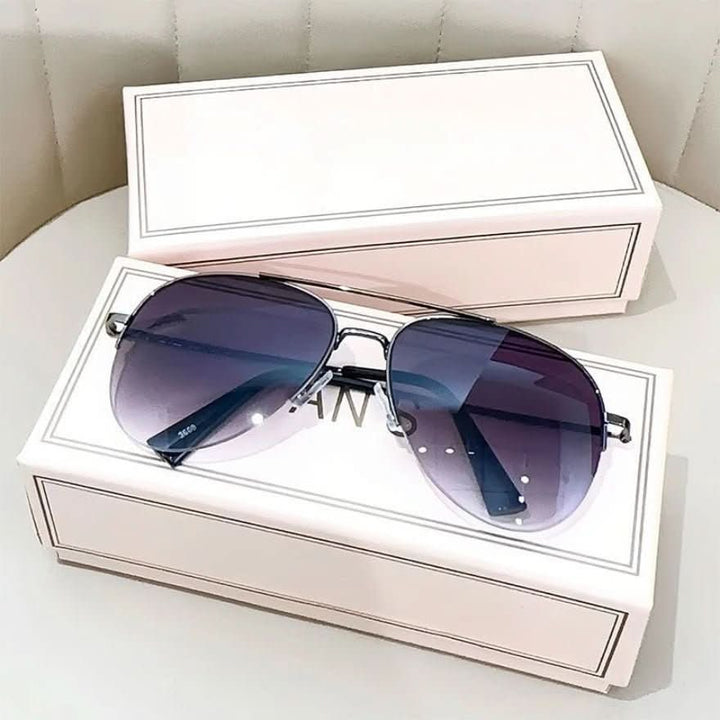 Herren Pilotensonnenbrille mit UV400-Schutz für Reiseglanz und stilvolle Auftritte.