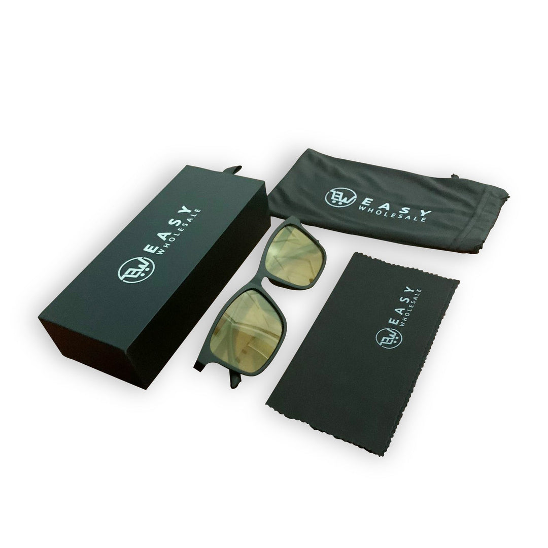 Klassische Herrensonnenbrille mit TR90 Rahmen, polarisierten Gläsern. Stilvoll, leicht & bietet UV-Schutz.