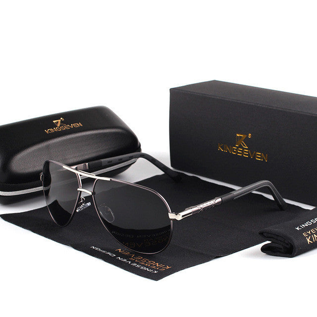 Blendfreie Herren Sonnenbrille (polarisiert, UV400) für sicheres Fahren und Outdoor-Abenteuer mit optimalem Schutz.