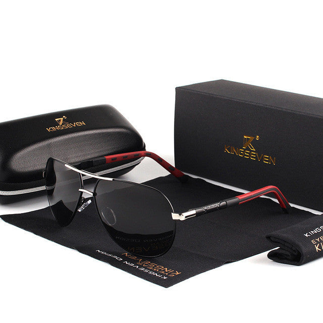 Hochwertige Herren Sonnenbrille, polarisiert & UV400, ein stilvolles Geschenk für Outdoor-Fans und Autofahrer.