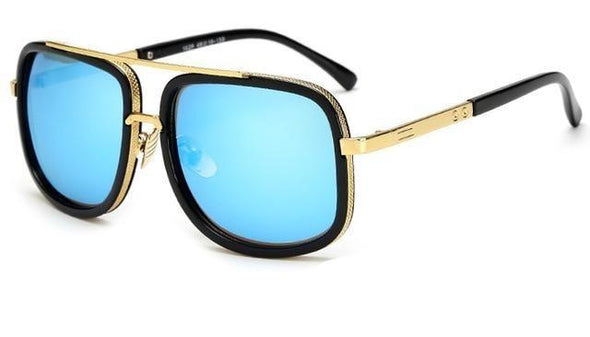 Schwarze Herren Sonnenbrille polarisiert, UV-Schutz, ideales Accessoire für den Sommer.