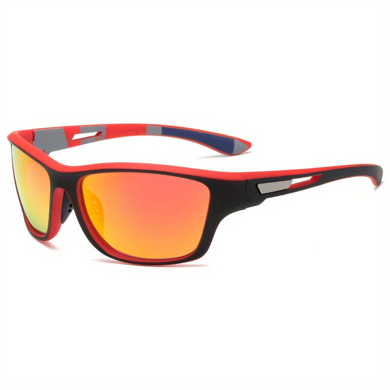 Sport-Sonnenbrille für Herren, polarisiert, mit blendfreiem Glas. Ideal für jede Aktivität outdoor.