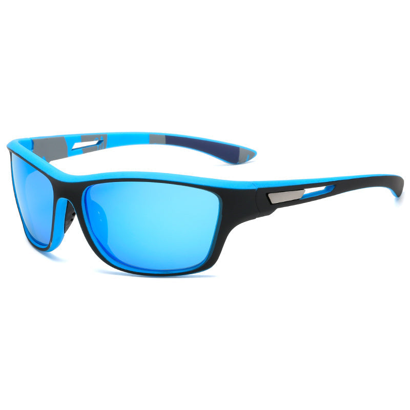 Moderne Herren Fahrradbrille, polarisiert, schützt Augen bei Outdoor-Aktivitäten. Klarer Blick.
