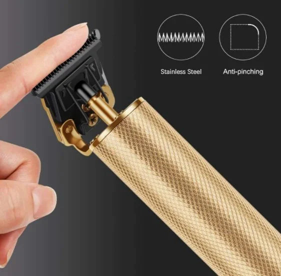 Kabelloser Präzisions-Haarschneider für Herren, ideal für feine Konturen und detailliertes Bartstyling.