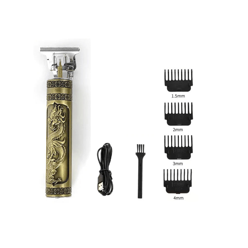 Robuster Haarschneider Kohlenstoffstahl: Langlebiger Trimmer für Herren mit präzisen Klingen für jeden Look.