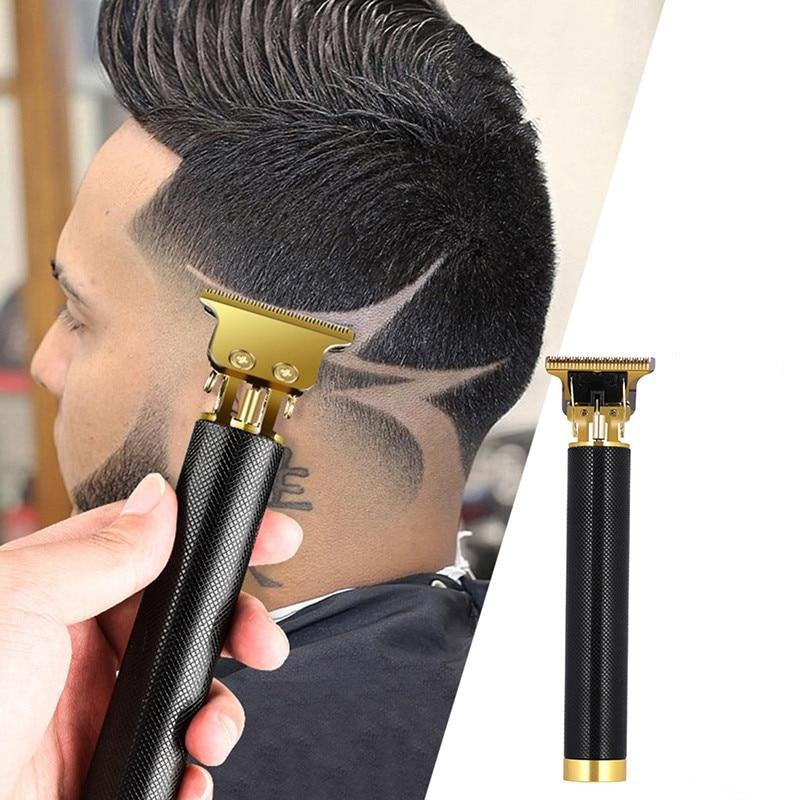 Herren Präzisions-Haarschneider mit T-Klinge, kabellos, für Bart- und Hairstyling zu Hause oder unterwegs.
