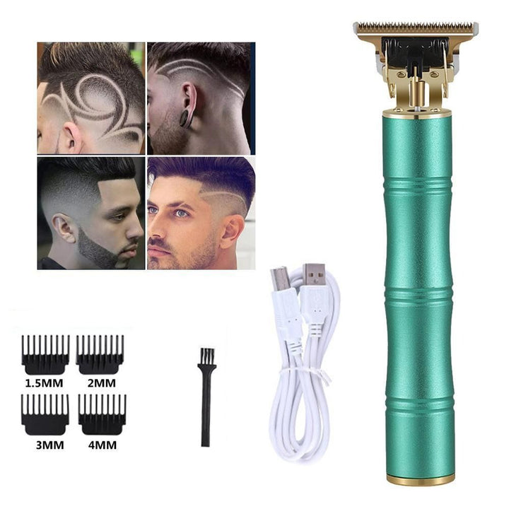 Professionelles Stylingtool für Herren: Präzisions-Haarschneider mit T-Klinge für perfekte Übergänge und Details.