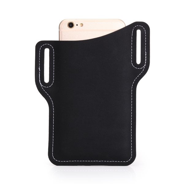 Vielseitige Herren Smartphone Gürteltasche aus PU Leder. Perfekt für Reise, Outdoor & Alltag.