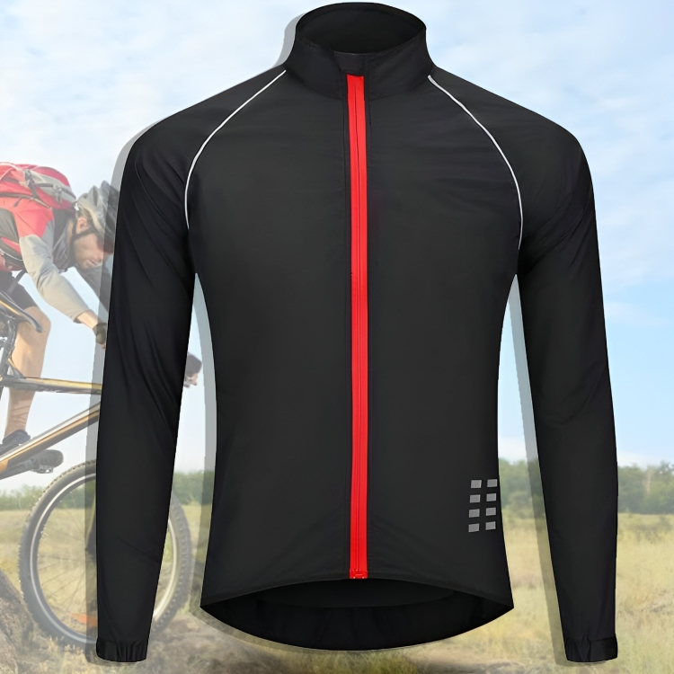 Herren ReflectoRide Fahrradjacke: Reflektierend für optimale Sichtbarkeit und Sicherheit beim Radfahren.