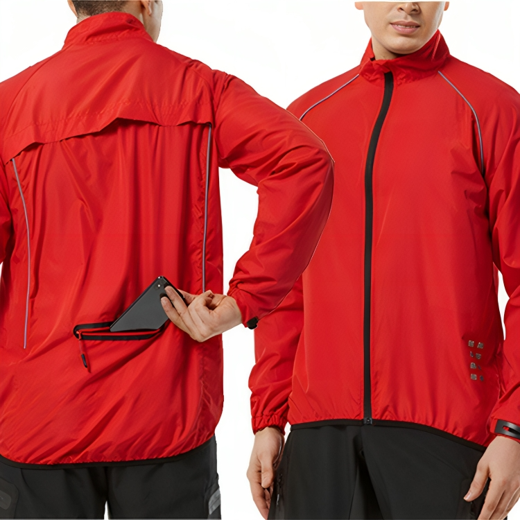 Die ReflectoRide Herren-Fahrradjacke: Deine Sicherheit beim Radfahren in jeder Situation.