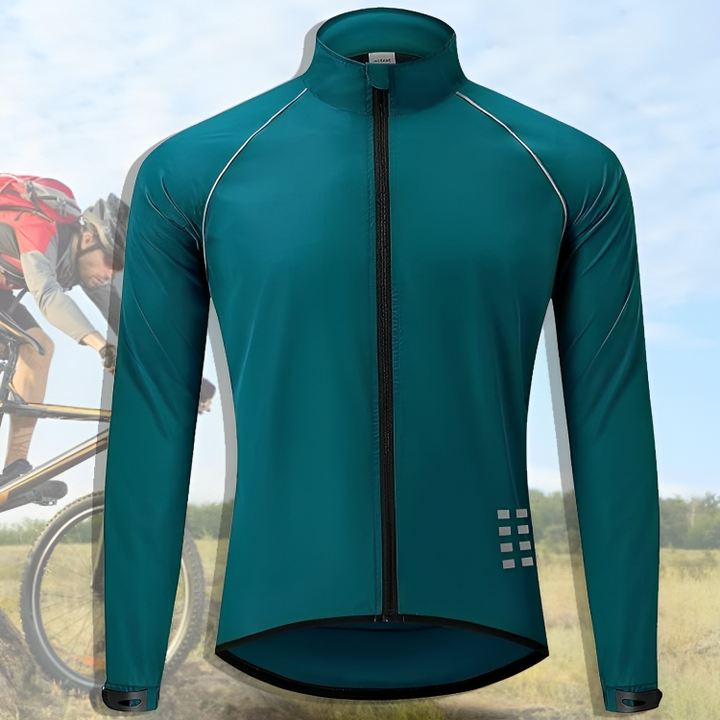 Wetterfeste ReflectoRide Herren-Fahrradjacke, reflektierend, für ganzjährigen Radsport.