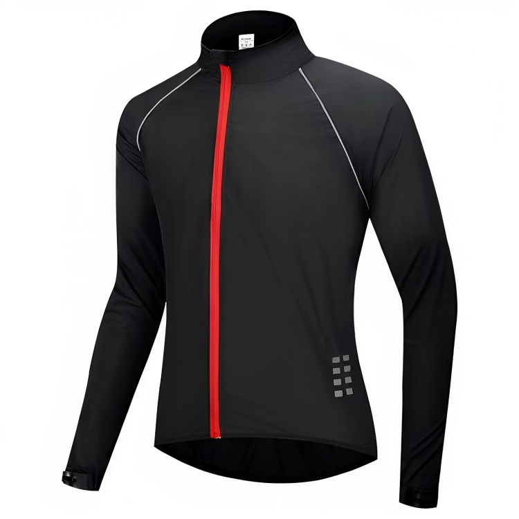 Reflektierende Herren-Fahrradjacke ReflectoRide, winddicht und wasserabweisend für Radsport.