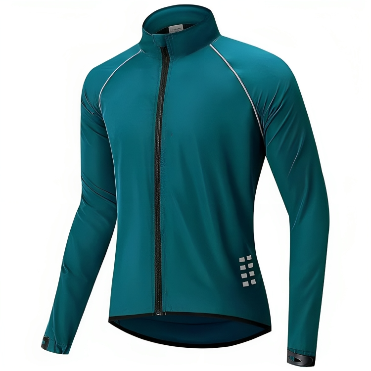 ReflectoRide Herren-Fahrradjacke: Innovative Reflektoren für maximale Sichtbarkeit und Schutz.
