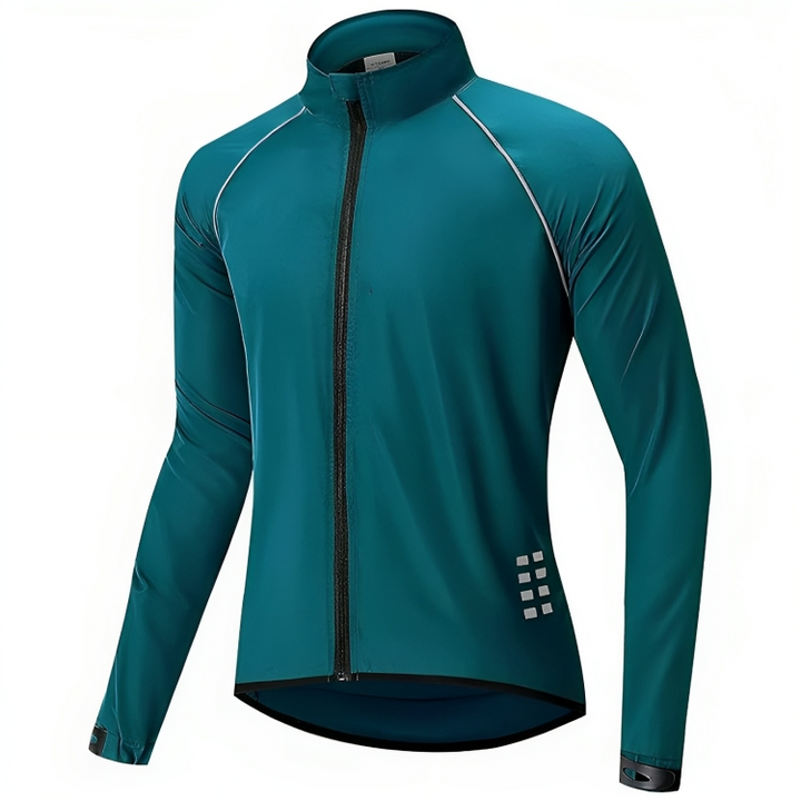 ReflectoRide Herren-Fahrradjacke: Innovative Reflektoren für maximale Sichtbarkeit und Schutz.
