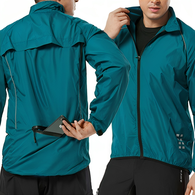 Unverzichtbare ReflectoRide Herren-Fahrradjacke, reflektierend, für sicheres Pendeln und Outdoor.