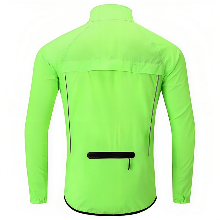 Sportliche ReflectoRide Herren-Fahrradjacke, reflektierend, für Radsport und Outdoor-Aktivitäten.