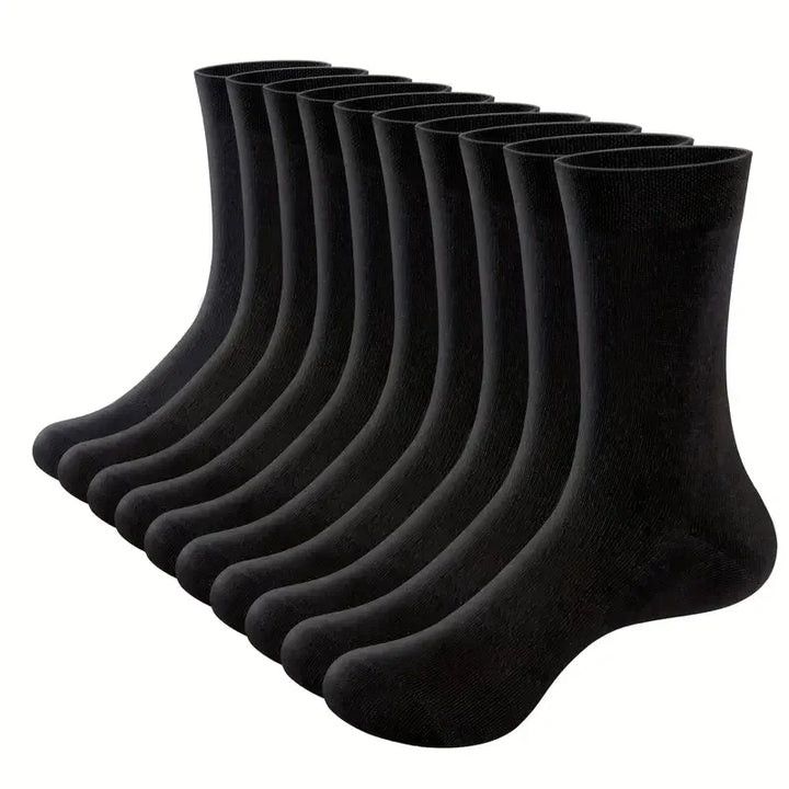 Praktisches 10er Pack Herren Sportsocken: rutschfest, atmungsaktiv & komfortabel für den täglichen Bedarf.