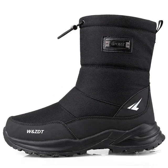 Herren Winterstiefel, wasserdicht & rutschfest, warm bis -40°C. Ideal für Schnee & Kälte.