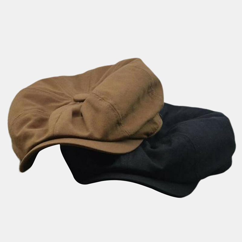 Herren Zeitungsjungenhut in elegantem Vintage-Stil. Klassische Schirmmütze, ideales Herrenmode-Accessoire für jeden Anlass.