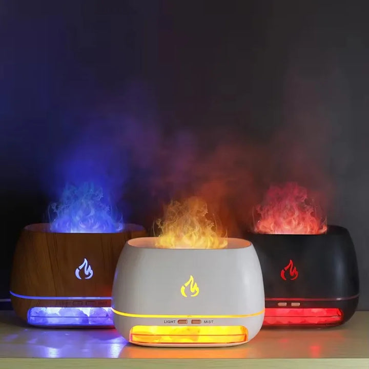 Eleganter Himalaya-Salz Diffuser, Luftreiniger & Stimmungslicht – perfekt für ätherische Öle im Büro oder Zuhause.