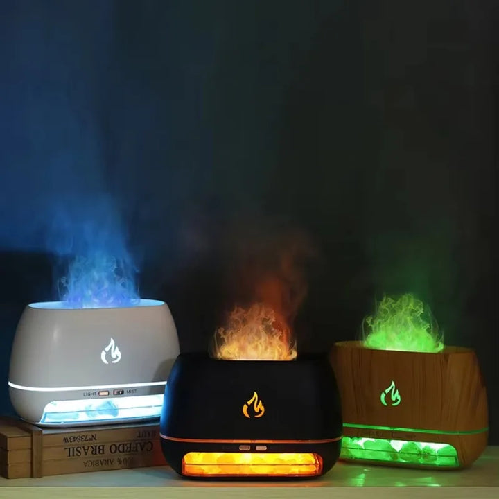Beruhigender Himalaya-Salz Diffuser mit Stimmungslicht zur Förderung von Entspannung, Wohlbefinden und besserer Luft.