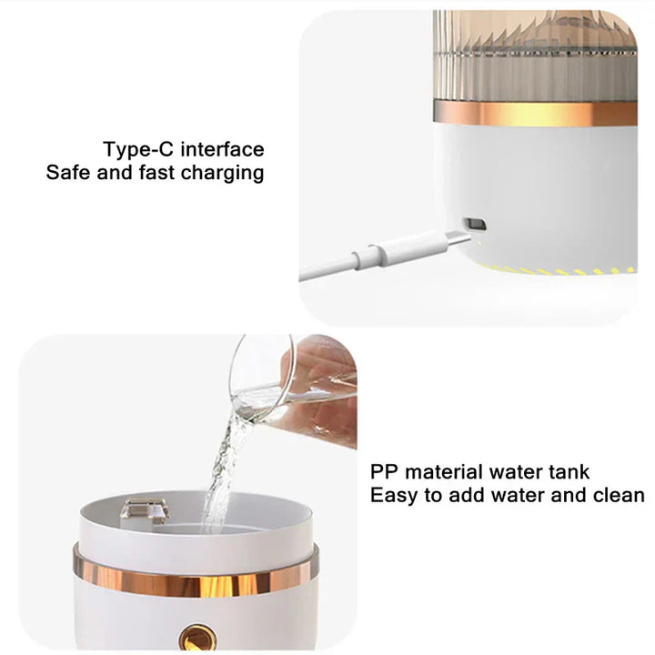 Stilvolle Himalaya Salzkristalllampe mit Diffusor & Luftbefeuchter, perfekte Raumbeduftung für Zuhause und Büro.