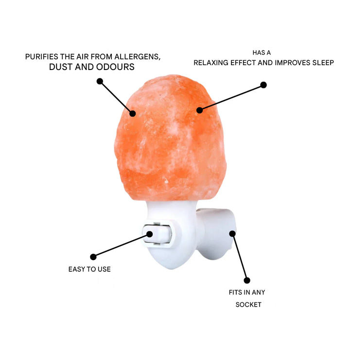 Natürliche Himalaya Salzlampe, ein Unikat. Schafft mit sanftem Licht eine beruhigende Stimmung für Entspannung & innere Ruhe.